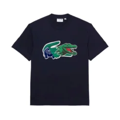 Lacoste T-Shirt - Holiday Oversized - Navy Blue - TH1410 51 166