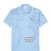 Lacoste Polo T-Shirt - L.12.12 Planisphere - Blue - PH8046 51 HBP