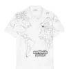 Lacoste Polo T-Shirt - L.12.12 Planisphere - White - PH8046 51 001