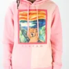 Rebel Minds Hoodie - Scream Split - Dusty Pink - 132-362