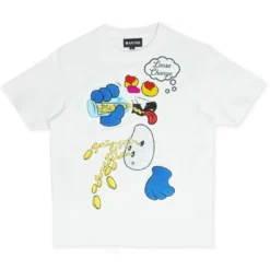 Makobi T-Shirt - Loose Change - White - M328