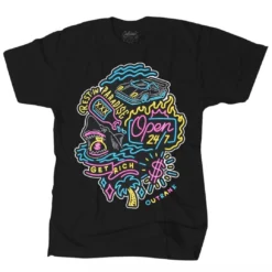 Outrank T-Shirt - Get Rich - Black