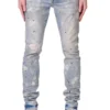 Purple-Brand Jeans - Light Acid Bleach - P001