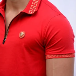 Rising Revolt T-Shirt - Blerioz Polo - Red - RRP2004 -Outfixel Sales ScreenShot2022 01 26at10.27.57AM dsqz