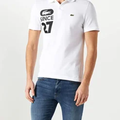 Lacoste Polo Shirt - Since 27 - White - PH7653 -Outfixel Sales ScreenShot2022 06 02at11.39.28AM dsqz
