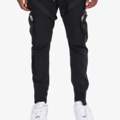 Life Code Track Pants - Utility Straps - Black - 13P03