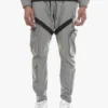 Life Code Track Pants - Utility Straps - Silver - 13P03