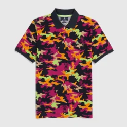 Psycho Bunny Polo T-Shirt - Allen - Wild Berry - B6K943U1PC