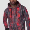 Coogi Hoodie - Classic Fleece - Black And Red