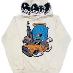 Rawyalty Hoodie - Gangster - Cream - RMH-000