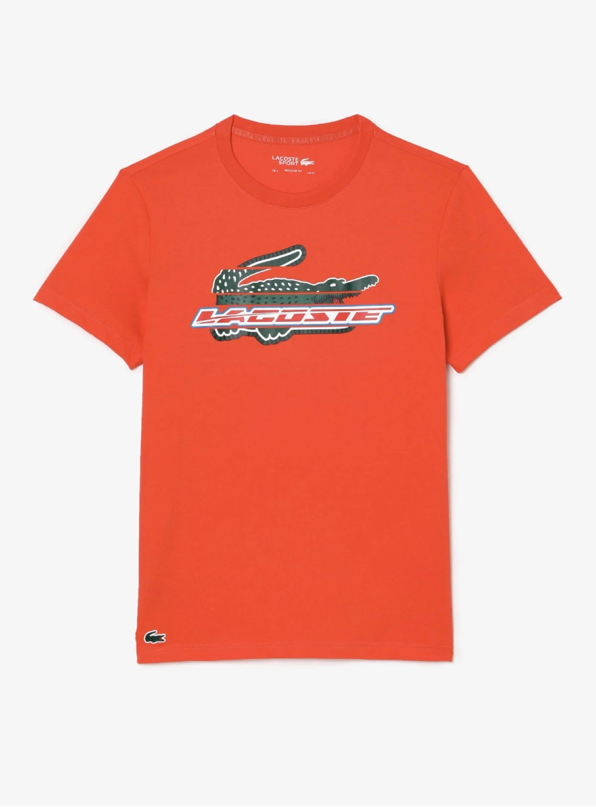 Lacoste T-Shirt - Sport Crew - Orange-02K - TH5156 51 02K 1 Lacoste T-Shirt - Sport Crew - Orange-02K - TH5156 51 02K