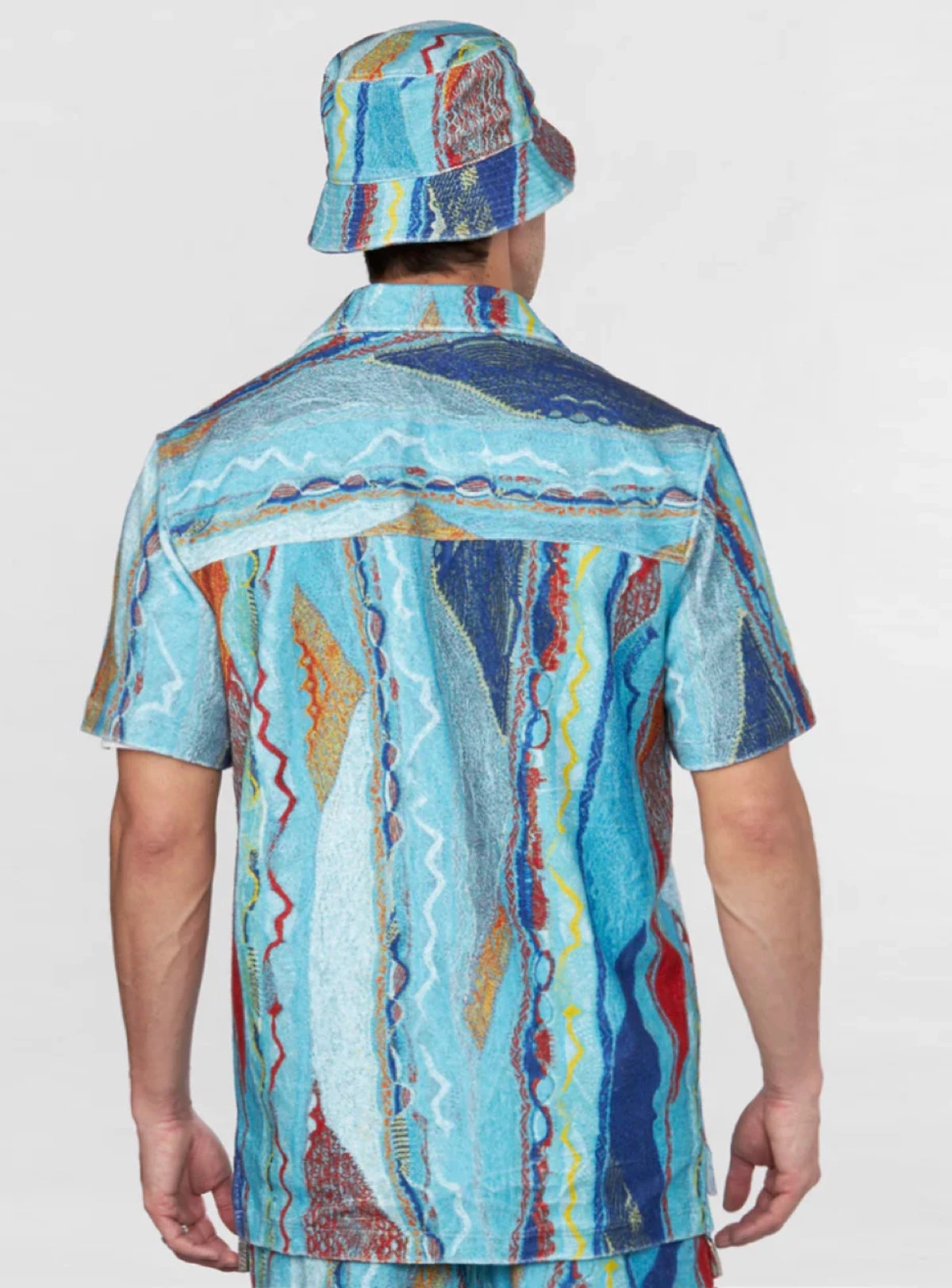 Coogi Short Set- Ocean Port - Multi Blue - CG-KT-019 4 Coogi Short Set- Ocean Port - Multi Blue - CG-KT-019 - Image 4