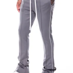 Rebel Minds Track Pants - Stacked Fit - Grey - 100-470