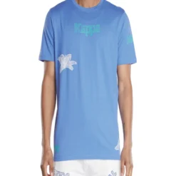 Kappa T-Shirt - Graphik Texan - Blue Ultramarine - 381F85W
