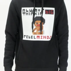 Rebel Minds Hoodie - Thinkin Big - Black - 132-353