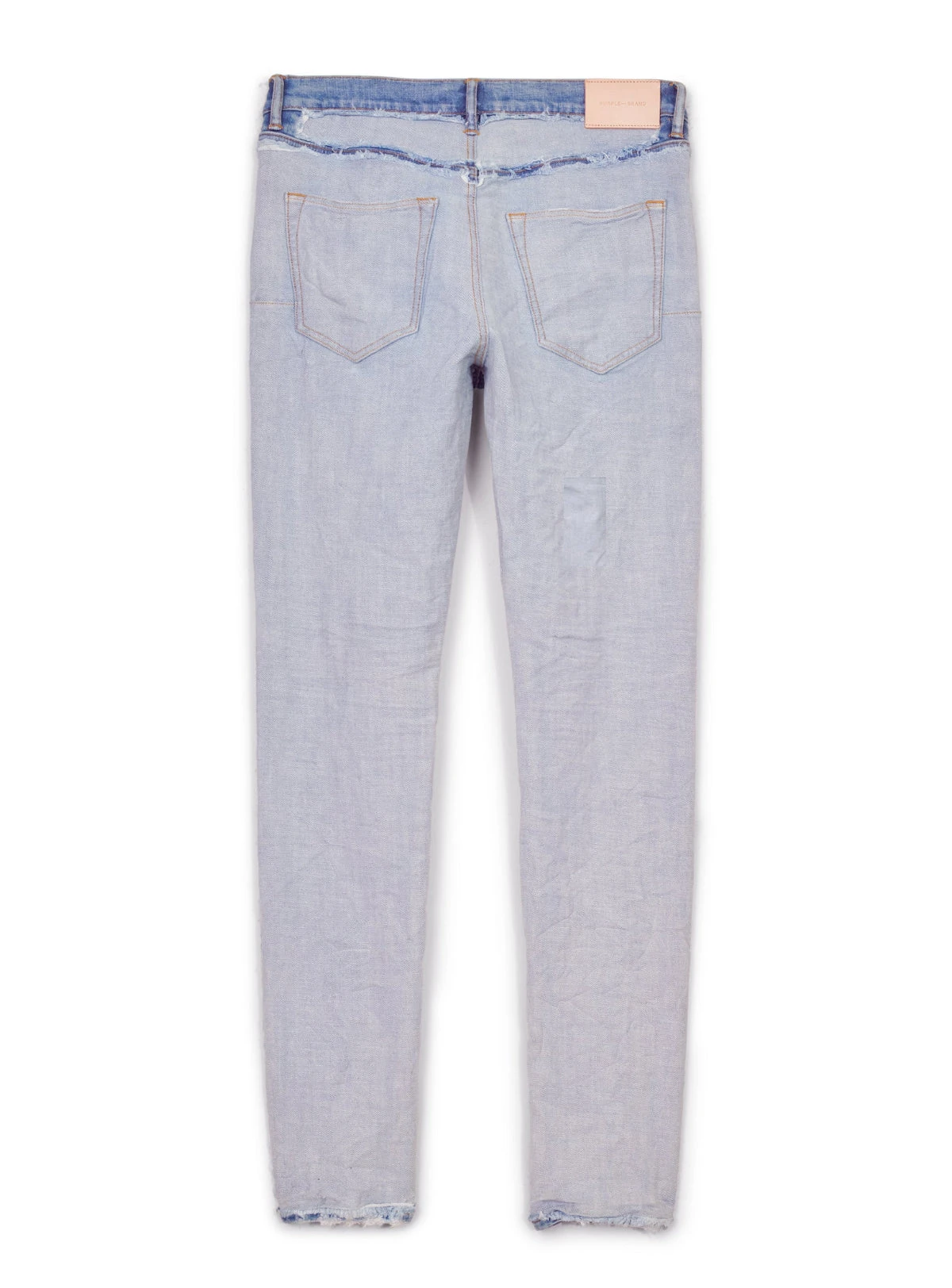 Purple-Brand Jeans - Inside Out Light Indigo Fray - P001 5 Purple-Brand Jeans - Inside Out Light Indigo Fray - P001 - Image 5