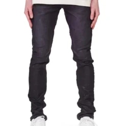 Purple-Brand Jeans - Inside Out Black Fray - P001