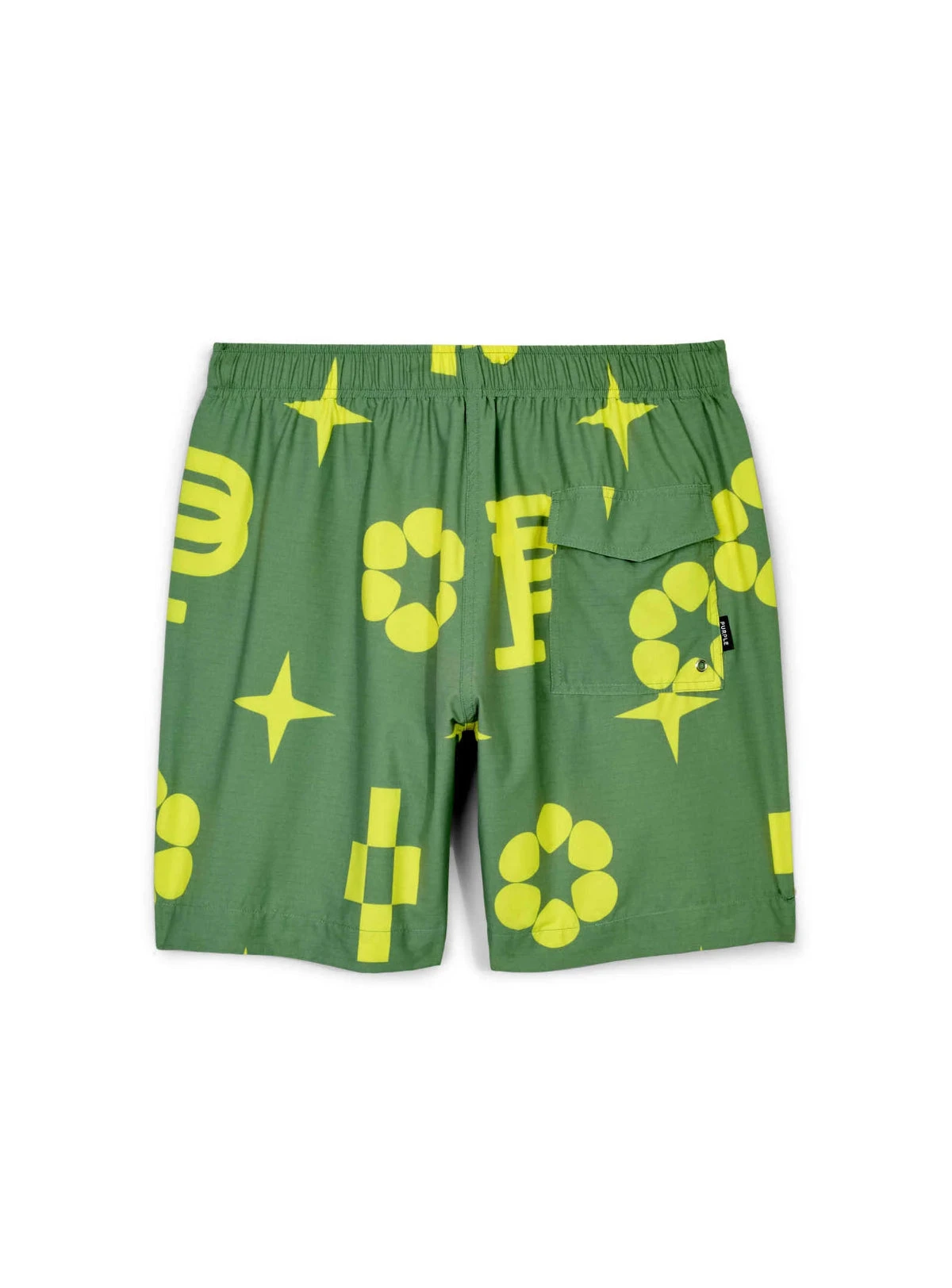 Purple-Brand Swim Shorts - Military Jumbo Monogram - P504 4 Purple-Brand Swim Shorts - Military Jumbo Monogram - P504 - Image 4