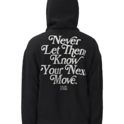 Point Blank Hoodie - Never Let Them Know - Black - 100987-5953