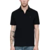 Purple-Brand Polo T-Shirt - Pique Knit - Black - P125 - MPBP423