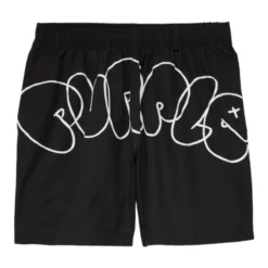 Purple-Brand Swim Trunks - All Round - Puff Black - P504