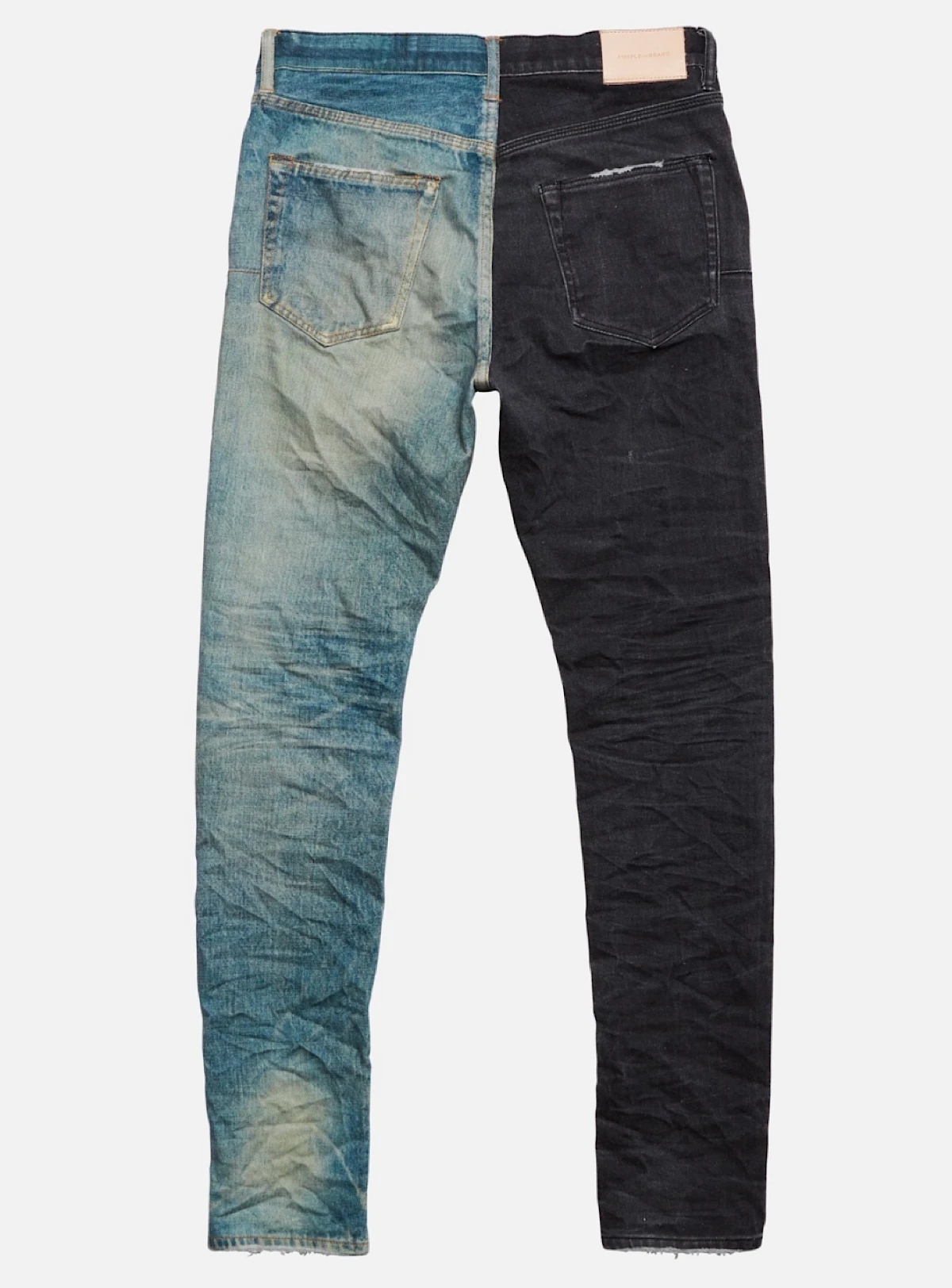Purple-Brand Jeans - Printed Denim - Black Indigo - P001-BINP222 2 Purple-Brand Jeans - Printed Denim - Black Indigo - P001-BINP222 - Image 2