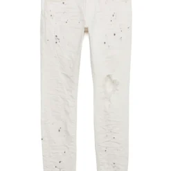 Purple Brand Jeans - Optic White Paint Blowout - P001-OWPB122