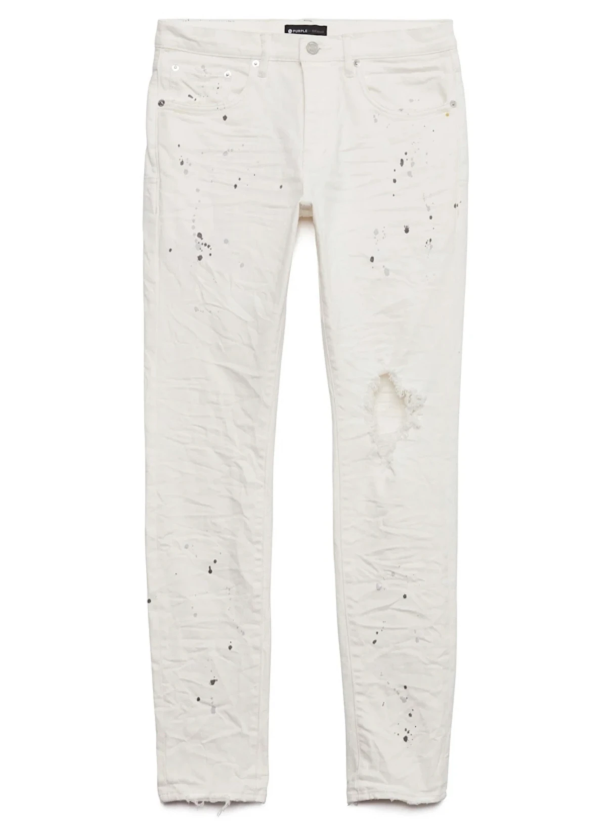 Purple Brand Jeans - Optic White Paint Blowout - P001-OWPB122 1 Purple Brand Jeans - Optic White Paint Blowout - P001-OWPB122