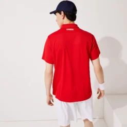 Lacoste T-Shirt - Color-Block Polo - Red And White - DH0866 7 Lacoste T-Shirt - Color-Block Polo - Red And White - DH0866 -Outfixel Sales image 09c3bb87 eca9 47c4 a33f 26f28b342ab1