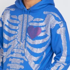 Politics Hoodie - Skeleton - Blue - SKELH101 5 Politics Hoodie - Skeleton - Blue - SKELH101 -Outfixel Sales image 0c8247a3 0939 480e 8880 d3c3424af51c