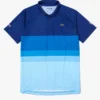 Lacoste Polo Shirt - Color Block - White And Blue - DH6959