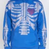 Politics Hoodie - Skeleton - Blue - SKELH101
