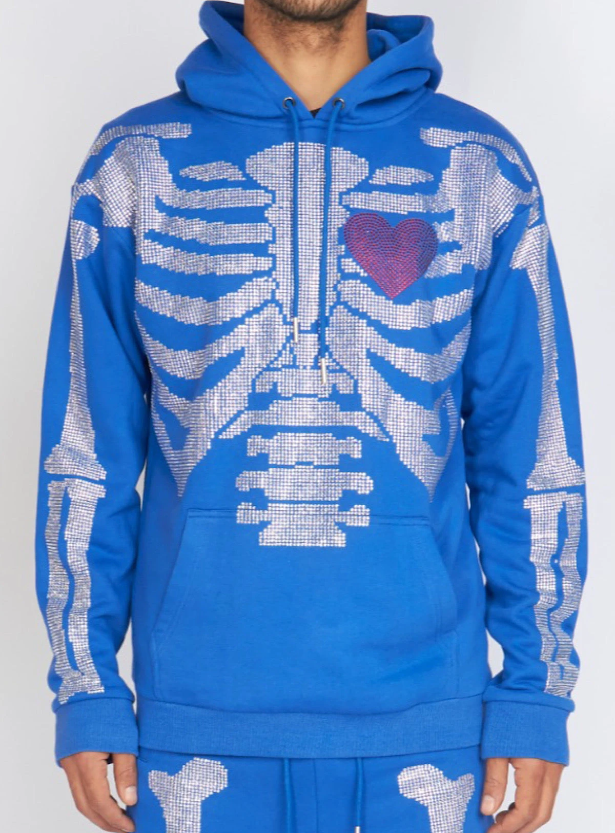 Politics Hoodie - Skeleton - Blue - SKELH101 1 Politics Hoodie - Skeleton - Blue - SKELH101