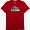Lacoste T-Shirt - Drop Print - Red-5SX - TH6909