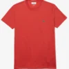 Lacoste T-Shirt - Crewneck Pima Cotton Jersey - Red-67G - TH6709