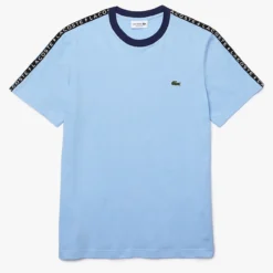 Lacoste T-Shirt - Stripe Cotton - Blue-VHD - TH7079