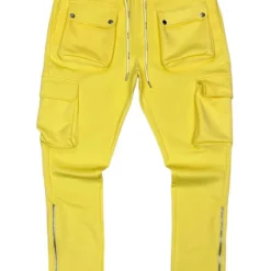Motive Denim Track Pants - Cargo Track - Light Yellow - MT101