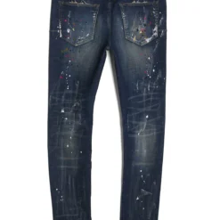 Purple-Brand Jeans - Stitches And Paint - Dark Blue And Multi - P001 -Outfixel Sales image 7885259b 8f44 4984 8090 fb017d3e79c1