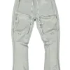 Motive Denim Track Pants - Cargo Stacked - Light Grey - MT100