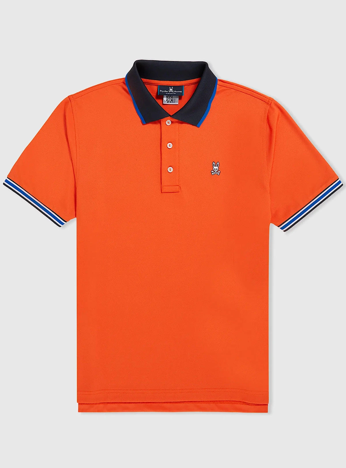 Psycho Bunny - Isaac Sport Polo - Alloy Orange - SP22 - B6K164S1PB 1 Psycho Bunny - Isaac Sport Polo - Alloy Orange - SP22 - B6K164S1PB