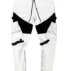 Motive Denim Track Pants - Biker Cargo - White - MT103
