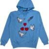 Focus Hoodie - Broken Heart Dove - Caro Blue - 80497
