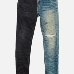 Purple-Brand Jeans - Printed Denim - Black Indigo - P001-BINP222