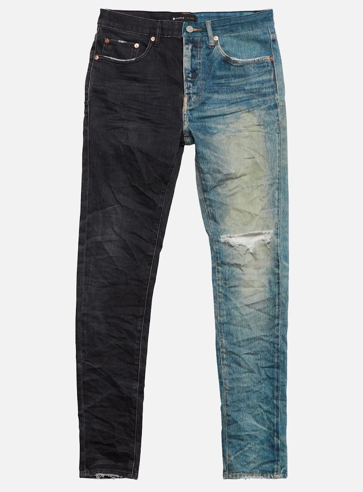 Purple-Brand Jeans - Printed Denim - Black Indigo - P001-BINP222 1 Purple-Brand Jeans - Printed Denim - Black Indigo - P001-BINP222