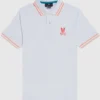 Psycho Bunny - Ian Polo - White - SP22 - B6K301S1PC