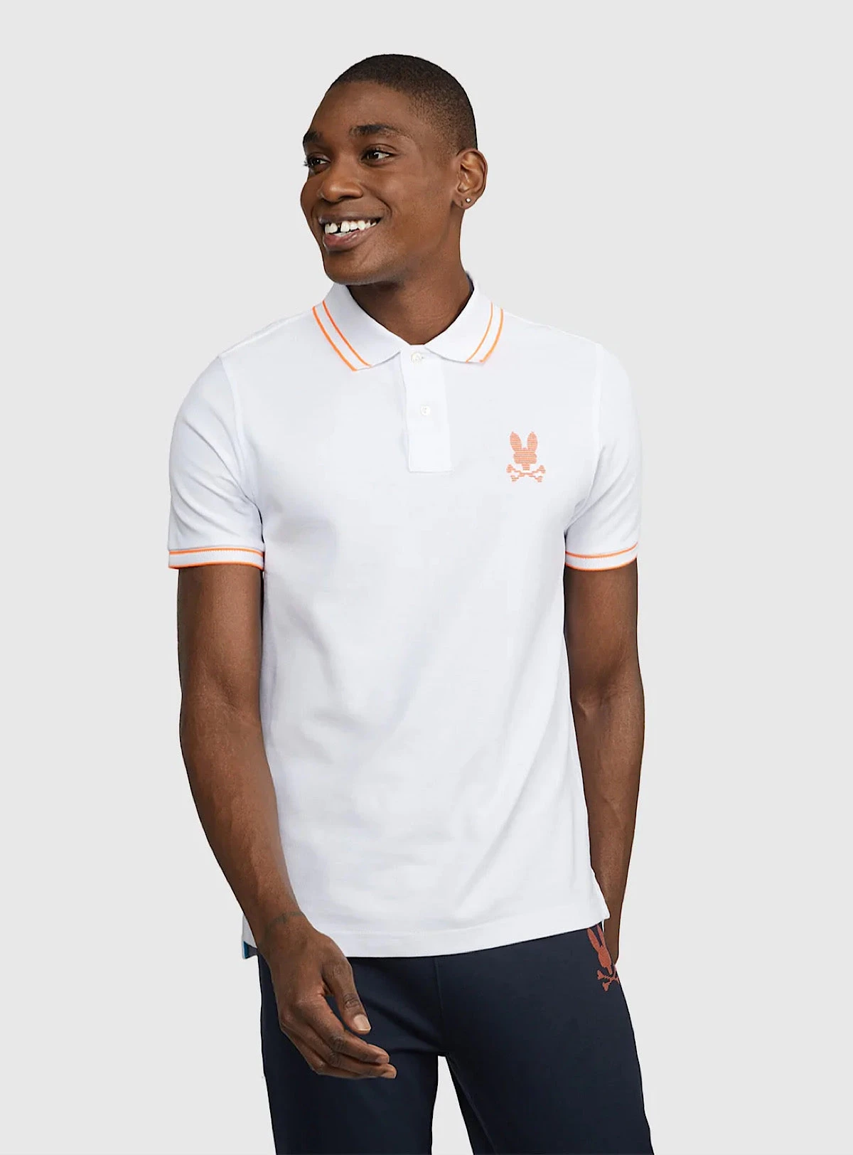 Psycho Bunny - Ian Polo - White - SP22 - B6K301S1PC 2 Psycho Bunny - Ian Polo - White - SP22 - B6K301S1PC - Image 2