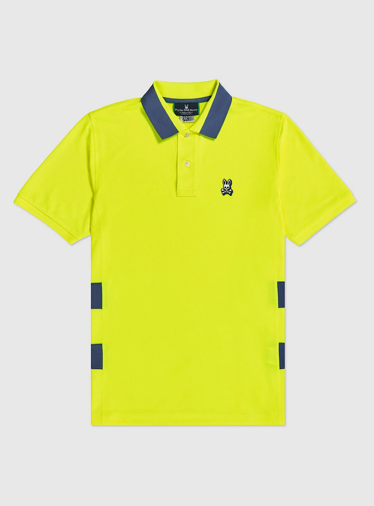 Psycho Bunny Polo - Hackney Sport Polo - Safety Yellow - B6K215N1PB 1 Psycho Bunny Polo - Hackney Sport Polo - Safety Yellow - B6K215N1PB