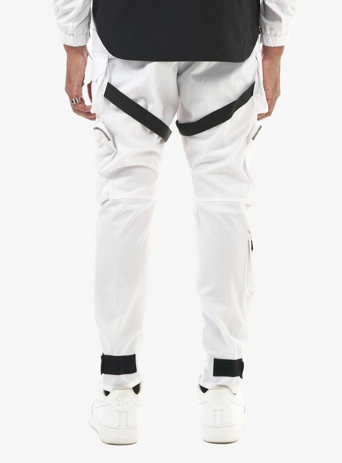 Life Code Track Pants - Utility Straps - White - 13P03 2 Life Code Track Pants - Utility Straps - White - 13P03 - Image 2