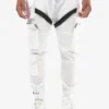 Life Code Track Pants - Utility Straps - White - 13P03