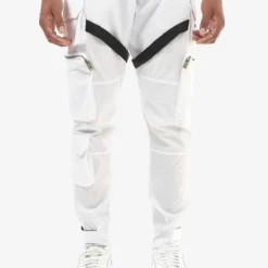 Life Code Track Pants - Utility Straps - White - 13P03